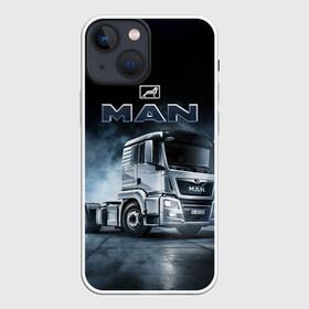 Чехол для iPhone 13 mini с принтом Man фура в Белгороде,  |  | man | man truck | man грузовик | truck | trucks | грузовик | грузовики | дальнобои | дальнобой | дальнобойщик | мен | мен грузовик | фура | фуры