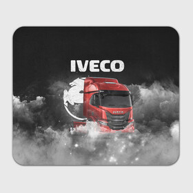 Коврик для мышки прямоугольный с принтом Iveco truck в Белгороде, натуральный каучук | размер 230 х 185 мм; запечатка лицевой стороны | Тематика изображения на принте: iveco | iveco truck | iveco грузовик | truck | trucks | грузовик | грузовики | дальнобои | дальнобой | дальнобойщик | ивеко | ивеко грузовик | фура | фуры