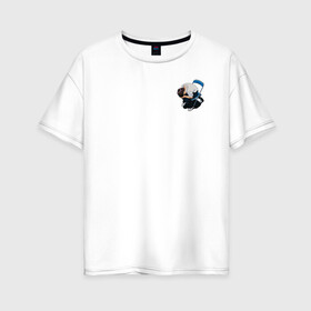 Женская футболка хлопок Oversize с принтом Плачущий Синдзи в Белгороде, 100% хлопок | свободный крой, круглый ворот, спущенный рукав, длина до линии бедер
 | evangelion | евангелион | синдзи