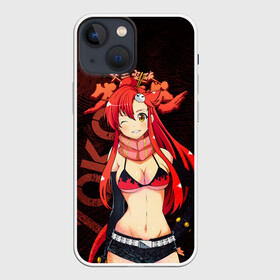 Чехол для iPhone 13 mini с принтом Йоко Литтнер Гуррен Лаганн в Белгороде,  |  | gurren lagann | tengen toppa gurren lagann | yoko | гуррен | гуррен лаганн | ёко | йоко литтнер | лаганн