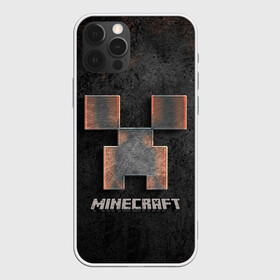 Чехол для iPhone 12 Pro с принтом MINECRAFT TEXTURE IRON в Белгороде, силикон | область печати: задняя сторона чехла, без боковых панелей | creeper | game | minecraft | железо | игра | компьютерная | крипер | криппер | майн | майнкрафт | текстура