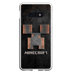 Чехол для Samsung S10E с принтом MINECRAFT TEXTURE IRON в Белгороде, Силикон | Область печати: задняя сторона чехла, без боковых панелей | creeper | game | minecraft | железо | игра | компьютерная | крипер | криппер | майн | майнкрафт | текстура