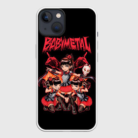 Чехол для iPhone 13 с принтом Метал малышки в деле в Белгороде,  |  | alternative | baby metal | babymetal | metall | music | rock | альтернатива | каваий метал | металл | моа кикути | музыка | рок | судзука накамото | юи мидзуно