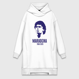 Платье-худи хлопок с принтом Марадона в Белгороде,  |  | argentina | diego | football | maradona | messi | аргентина | гол | диего | игрок | марадона | месси | мяч | рука бога | спорт | футбол | футболист | чемпион