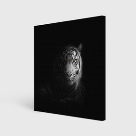 Холст квадратный с принтом БЕЛЫЙ ТИГР в Белгороде, 100% ПВХ |  | Тематика изображения на принте: animal | art | beast | cat | hunter | picture | power | strong | tiger | white | белый | благородный | гордый | дикие | животные | звери | кошки | охотник | тигр | хищник | царь