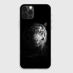 Чехол для iPhone 12 Pro Max с принтом БЕЛЫЙ ТИГР в Белгороде, Силикон |  | animal | art | beast | cat | hunter | picture | power | strong | tiger | white | белый | благородный | гордый | дикие | животные | звери | кошки | охотник | тигр | хищник | царь