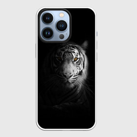 Чехол для iPhone 13 Pro с принтом БЕЛЫЙ ТИГР в Белгороде,  |  | animal | art | beast | cat | hunter | picture | power | strong | tiger | white | белый | благородный | гордый | дикие | животные | звери | кошки | охотник | тигр | хищник | царь