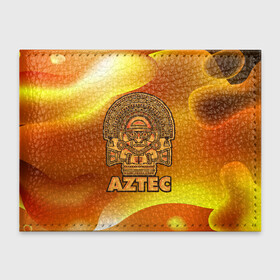 Обложка для студенческого билета с принтом Aztec Ацтеки в Белгороде, натуральная кожа | Размер: 11*8 см; Печать на всей внешней стороне | Тематика изображения на принте: ацтеки | ацтекская империя | индеец | индейцы | символ | фигурка