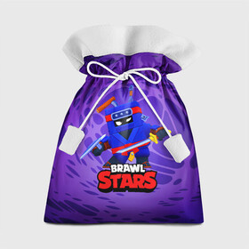 Подарочный 3D мешок с принтом Ninja Ash Brawl Stars Эш  в Белгороде, 100% полиэстер | Размер: 29*39 см | ash | brawl | brawl stars | brawlstars | brawl_stars | аш | бравл | бравлстарс | эш