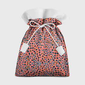 Подарочный 3D мешок с принтом Леопардовый принт на розовом в Белгороде, 100% полиэстер | Размер: 29*39 см | Тематика изображения на принте: абстракция | африканский | леопардовые пятна | леопардовый принт | розовый | сафари