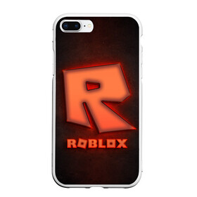 Чехол для iPhone 7Plus/8 Plus матовый с принтом ROBLOX NEON RED в Белгороде, Силикон | Область печати: задняя сторона чехла, без боковых панелей | neon | roblox | игра | компьютерная игра | логотип | неон | онлайн | онлайн игра | роблакс | роблокс