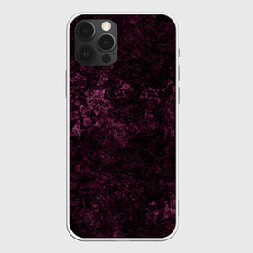 Чехол для iPhone 12 Pro Max с принтом Мраморная текстура камня в Белгороде, Силикон |  | абстрактный | бархатный | бордовый | камень | модный | мрамор | пурпурный | современный узор