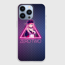 Чехол для iPhone 13 Pro с принтом Zero Two в треугольнике в Белгороде,  |  | darling | darling in the franxx | zero two | вайфу | зеро ту | код 002 | любимый во франксе | франкс