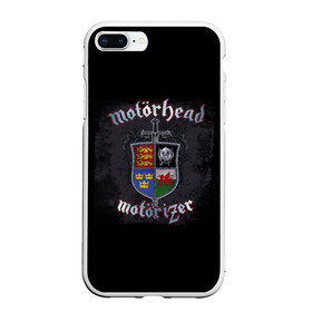 Чехол для iPhone 7Plus/8 Plus матовый с принтом Shield of Motorhead в Белгороде, Силикон | Область печати: задняя сторона чехла, без боковых панелей | Тематика изображения на принте: alternative | metall | motorhead | music | rock | альтернатива | металл | моторхед | моторхэд | музыка | рок