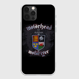 Чехол для iPhone 12 Pro с принтом Shield of Motorhead в Белгороде, силикон | область печати: задняя сторона чехла, без боковых панелей | Тематика изображения на принте: alternative | metall | motorhead | music | rock | альтернатива | металл | моторхед | моторхэд | музыка | рок