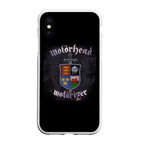 Чехол для iPhone XS Max матовый с принтом Shield of Motorhead в Белгороде, Силикон | Область печати: задняя сторона чехла, без боковых панелей | Тематика изображения на принте: alternative | metall | motorhead | music | rock | альтернатива | металл | моторхед | моторхэд | музыка | рок