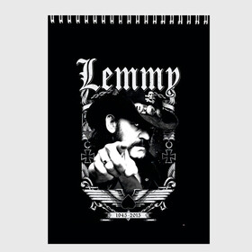 Скетчбук с принтом RIP Lemmy в Белгороде, 100% бумага
 | 48 листов, плотность листов — 100 г/м2, плотность картонной обложки — 250 г/м2. Листы скреплены сверху удобной пружинной спиралью | alternative | metall | motorhead | music | rock | альтернатива | лемми | металл | моторхед | моторхэд | музыка | рок