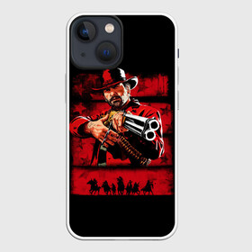 Чехол для iPhone 13 mini с принтом Red Dead Redemption 2 в Белгороде,  |  | art | arthur morgan | character | cowboys | game | gun | horses | red dead redemption 2 | weapon | арт | артур морган | игра | ковбои | лошади | оружие | персонаж | ружье