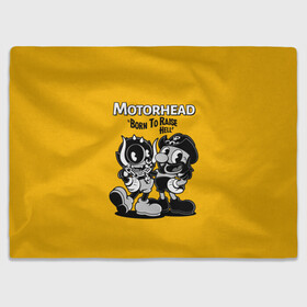 Плед 3D с принтом Motorhead x Cuphead в Белгороде, 100% полиэстер | закругленные углы, все края обработаны. Ткань не мнется и не растягивается | alternative | cuphead | metall | motorhead | music | rock | альтернатива | капхэд | лемми | металл | моторхед | моторхэд | музыка | рок