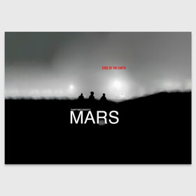 Поздравительная открытка с принтом Thirty Seconds to Mars - Edge of the Earth в Белгороде, 100% бумага | плотность бумаги 280 г/м2, матовая, на обратной стороне линовка и место для марки
 | Тематика изображения на принте: 30 seconds to mars | 30 секунд до марса | 30 фстм | 30stm | 30сдм | jared leto | rock band | thirty seconds to mars | альтернативный | гранж | джаред лето | нео | пост | прогрессивный | рок группа | фети секондс ту марс | хард | шеннон