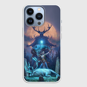 Чехол для iPhone 13 Pro с принтом The Elder Scrolls в Белгороде,  |  | art | deer | elf | forest | game | magic | moon | night | the elder scrolls | the elder scrolls online | werewolves | wolves | арт | волки | игра | лес | луна | магия | ночь | оборотни | олень | эльф