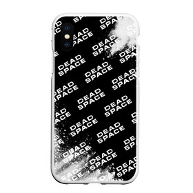 Чехол для iPhone XS Max матовый с принтом Dead Space - Exposion (Pattern) в Белгороде, Силикон | Область печати: задняя сторона чехла, без боковых панелей | dead | deadspace | game | games | logo | space | взрыв | дэд | дэдспейс | знак | космос | краска | лого | мертвый | паттерн | символ | спейс