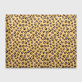 Обложка для студенческого билета с принтом Желтый леопардовый принт в Белгороде, натуральная кожа | Размер: 11*8 см; Печать на всей внешней стороне | Тематика изображения на принте: желтый | леопардовый принт | паттерн | пятна | пятнистый | розовый | текстура