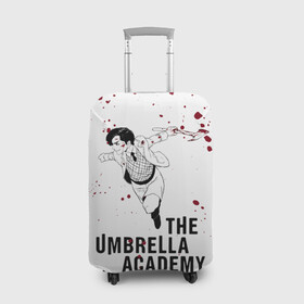 Чехол для чемодана 3D с принтом Number 5 | The Umbrella Academy (Z) в Белгороде, 86% полиэфир, 14% спандекс | двустороннее нанесение принта, прорези для ручек и колес | 5 | dark horse comics | netflix | number 5 | the umbrella academy | umbrella | академия амбрелла | комикс | комильфо | номер 5 | реджинальд харгривз | харгривз | хэйзел