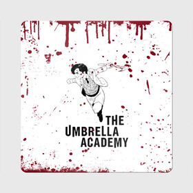 Магнит виниловый Квадрат с принтом Number 5 | The Umbrella Academy (Z) в Белгороде, полимерный материал с магнитным слоем | размер 9*9 см, закругленные углы | 5 | dark horse comics | netflix | number 5 | the umbrella academy | umbrella | академия амбрелла | комикс | комильфо | номер 5 | реджинальд харгривз | харгривз | хэйзел