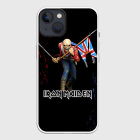 Чехол для iPhone 13 с принтом IRON MAIDEN | АЙРОН МЕЙДЕН (Z) в Белгороде,  |  | dave | iron maiden | murray | music | percy harris | rock | адриан смит | айрон мэйден | брюс дикинсон | дэйв мюррей | железная дева | музик | нико макбрэйн | рок | стив харрис | ужасы | хеви метал | яник герс