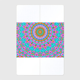 Магнитный плакат 2Х3 с принтом разноцветный калейдоскоп  в Белгороде, Полимерный материал с магнитным слоем | 6 деталей размером 9*9 см | детский | женский | калейдоскоп | круглый | орнамент | розовый | этнический