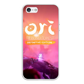 Чехол для iPhone 5/5S матовый с принтом Ori and the Will of the Wisps в Белгороде, Силикон | Область печати: задняя сторона чехла, без боковых панелей | adventure | ori | ori and the will of the wisps | pc game | pink sky | spirit of the forest | дух леса | компьютерная игра | ори | ори и блуждающие огоньки | приключения | розовое небо