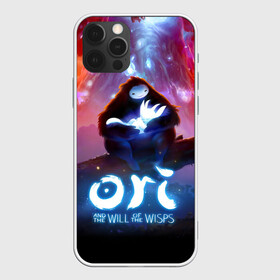 Чехол для iPhone 12 Pro с принтом Ori and the Will of the Wisps в Белгороде, силикон | область печати: задняя сторона чехла, без боковых панелей | adventure | asleep | forest spirit | naru | night | ori and the will of the wisps | orient | pc game | volcanic eruption | дух леса | извержение вулкана | компьютерная игра | нару | ночь | ори | ори и блуждающие огоньки | приключения | спит