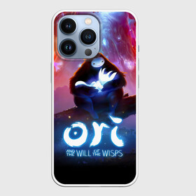 Чехол для iPhone 13 Pro с принтом Ori and the Will of the Wisps в Белгороде,  |  | adventure | asleep | forest spirit | naru | night | ori and the will of the wisps | orient | pc game | volcanic eruption | дух леса | извержение вулкана | компьютерная игра | нару | ночь | ори | ори и блуждающие огоньки | приключения | спит