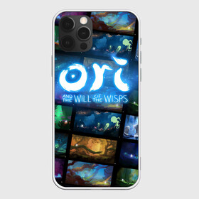 Чехол для iPhone 12 Pro с принтом Ori and the Will of the Wisps в Белгороде, силикон | область печати: задняя сторона чехла, без боковых панелей | adventure | collage | computer game | frames | ori | ori and the will of the wisps | spirit of the forest | дух леса | кадры | коллаж | компьютерная игра | ори | ори и блуждающие огоньки | приключения