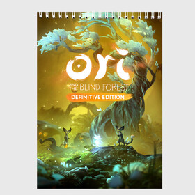 Скетчбук с принтом Ori and the Will of the Wisps в Белгороде, 100% бумага
 | 48 листов, плотность листов — 100 г/м2, плотность картонной обложки — 250 г/м2. Листы скреплены сверху удобной пружинной спиралью | adventure | forest spirit | night | ori | ori and the will of the wisps | pc game | shimmer | tree | дерево | дух леса | компьютерная игра | мерцание | ночь | ори | ори и блуждающие огоньки | приключения