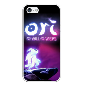 Чехол для iPhone 5/5S матовый с принтом Ori and the Will of the Wisps в Белгороде, Силикон | Область печати: задняя сторона чехла, без боковых панелей | adventure | computer game | looks to the sky | ori | ori and the will of the wisps | spirit of the forest | в небо | дух леса | компьютерная игра | ори | ори и блуждающие огоньки | приключения | смотрит