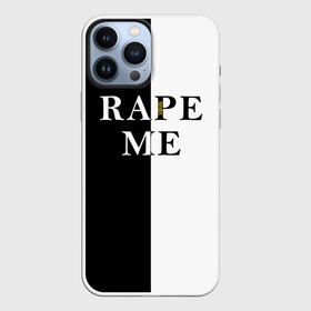 Чехол для iPhone 13 Pro Max с принтом Rape Me | Kurt Cobain (+спина) (Z) в Белгороде,  |  | cobain | kurt | kurt donald cobain | nirvana | rape me | rock | smile | альтернативный рок | гранж | дэйв грол | крист новоселич | курт кобейн | нирвана | рок | смайл