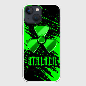 Чехол для iPhone 13 mini с принтом S.T.A.L.K.E.R.  NEON | СТАЛКЕР в Белгороде,  |  | game | stalker | stalker 2 | зона | игра | радиация | сталкер | сталкер 2 | чернобыль