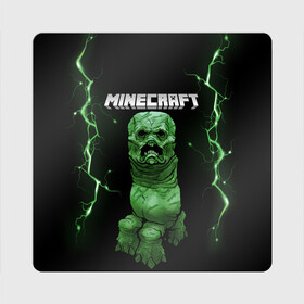 Магнит виниловый Квадрат с принтом CREEPER 3D | MINECRAFT 3D (Z) в Белгороде, полимерный материал с магнитным слоем | размер 9*9 см, закругленные углы | block | creeper | cube | minecraft | minecraft nature | minecraft skin | minectaft skins | mobs | pixel | tnt | underground | блок | геометрия | крафт | крипер | кубики | майнкрафт | пиксели | тнт