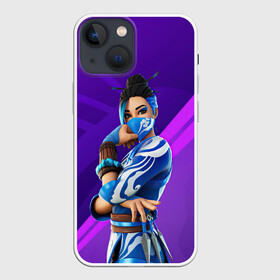 Чехол для iPhone 13 mini с принтом Fortnite Blue Jade в Белгороде,  |  | art | blue jade | character | fortnite | game | skin | арт | игра | персонаж | синяя джейд | скин | фортнайт