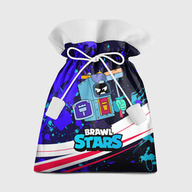 Подарочный 3D мешок с принтом злой ЭШ Ash Brawl Stars  в Белгороде, 100% полиэстер | Размер: 29*39 см | ash | brawl | brawl stars | brawlstars | brawl_stars | аш | бравл | бравлстарс | эш