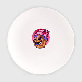 Тарелка с принтом Зомби кекс в Белгороде, фарфор | диаметр - 210 мм
диаметр для нанесения принта - 120 мм | zombie | зомби | кекс | сладости | хэллоун