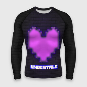 Мужской рашгард 3D с принтом UNDERTALE PURPLE HEART в Белгороде,  |  | Тематика изображения на принте: sans | undertale | андертале | андертейл | игра | подземная история | подземная сказка | санс | сердце | ундертале