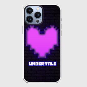 Чехол для iPhone 13 Pro Max с принтом UNDERTALE PURPLE HEART в Белгороде,  |  | sans | undertale | андертале | андертейл | игра | подземная история | подземная сказка | санс | сердце | ундертале