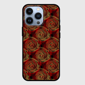 Чехол для iPhone 13 Pro с принтом Красно оливковый ретро в Белгороде,  |  | Тематика изображения на принте: абстрактный | детский | кольца | коричневый | красный | круги | модный | молодежный | оливковый | ретро