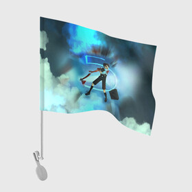 Флаг для автомобиля с принтом Номер 5 | Академия Амбрелла (Z) в Белгороде, 100% полиэстер | Размер: 30*21 см | dark horse comics | number 5 | the umbrella academy | umbrella | академия амбрелла | комикс | комильфо | номер 5