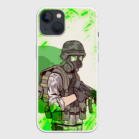 Чехол для iPhone 13 с принтом Opposing Force | HL (Z) в Белгороде,  |  | aperture laboratories | half life | of | opfor | opforce | opposing force | valve | вэлв | противостоящая сила | халф лайф | шепард