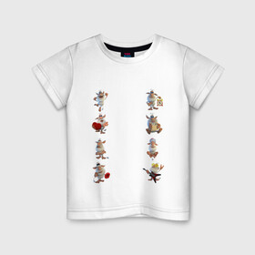 Детская футболка хлопок с принтом  Вooba  в Белгороде, 100% хлопок | круглый вырез горловины, полуприлегающий силуэт, длина до линии бедер | booba | буба | буба стикеры | домовенок | домовой | стикеры | эмоции