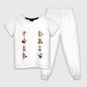 Детская пижама хлопок с принтом  Вooba  в Белгороде, 100% хлопок |  брюки и футболка прямого кроя, без карманов, на брюках мягкая резинка на поясе и по низу штанин
 | booba | буба | буба стикеры | домовенок | домовой | стикеры | эмоции